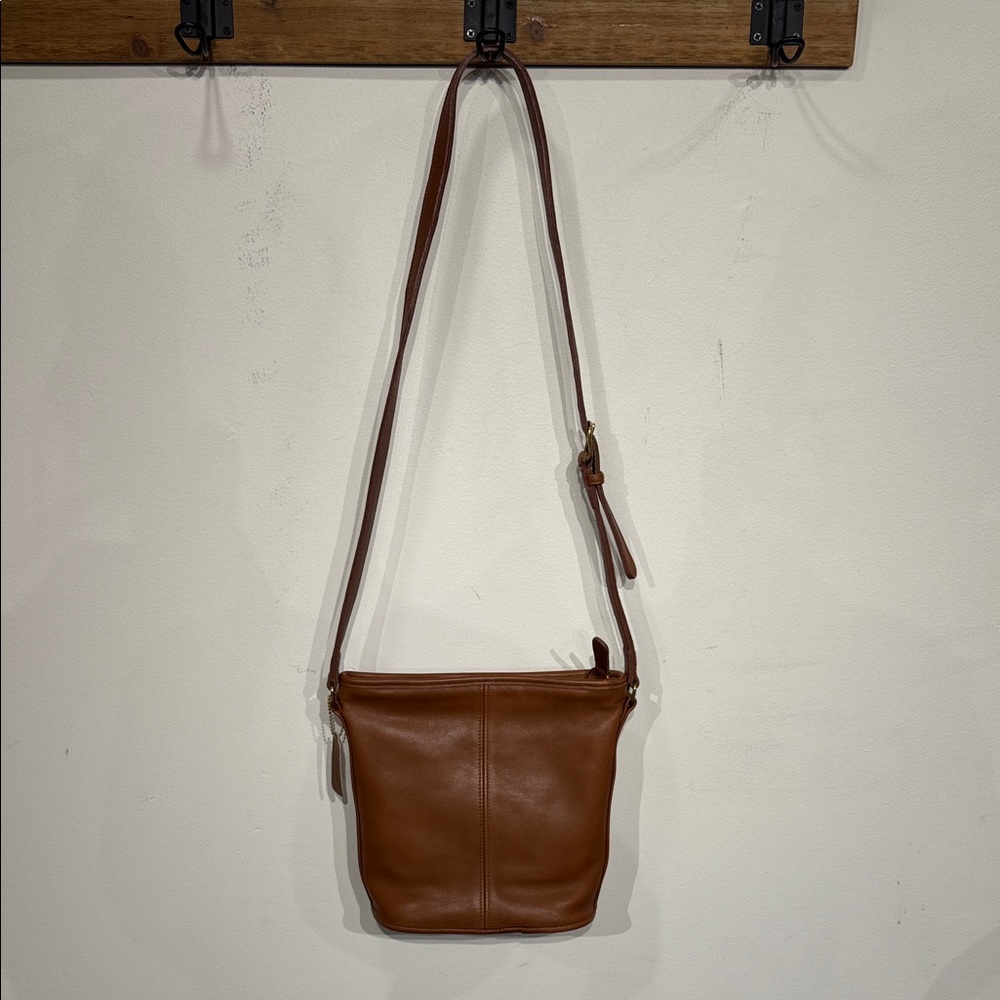 Coach Tan Leather Crossbody
